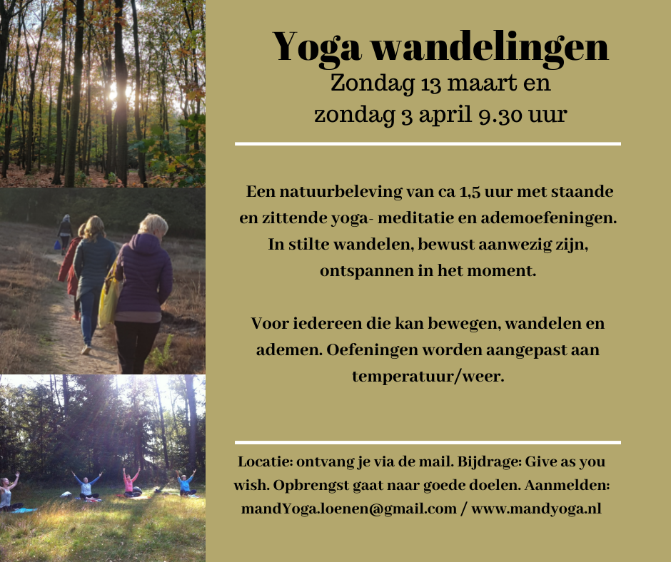Yoga wandelingen